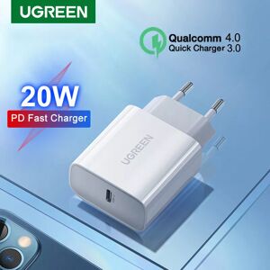 Ugreen-Chargeur USB Type C PD  Charge Rapide 4.0  20W  iPhone 15  14  13  12  Pro Max  iPad  Huawei