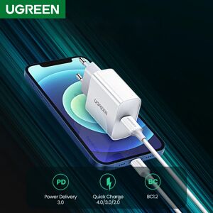 Ugreen-Chargeur USB Type C pour iPhone  Charge rapide 4.0  3.0  Charge rapide pour iPad Huawei