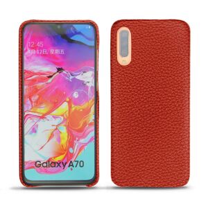 Noreve Coque cuir Samsung Galaxy A70 Ambition Papaye