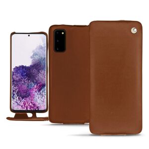 Noreve Housse cuir Samsung Galaxy S20 Perpétuelle Marron