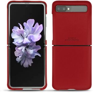 Noreve Coque cuir Samsung Galaxy Z Flip Évolution Rouge PU