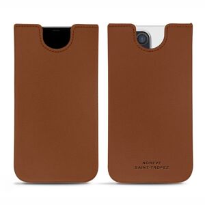 Noreve Pochette cuir Apple iPhone 12 Pro Évolution Marron PU