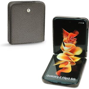 Noreve Coque cuir Samsung Galaxy Z Flip3 Ambition Anthracite