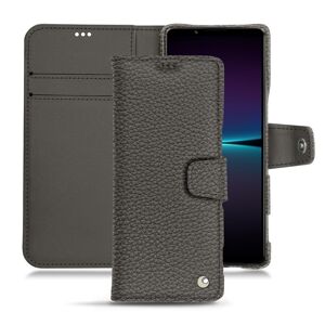 Noreve Housse cuir Sony Xperia 1 IV Ambition Anthracite