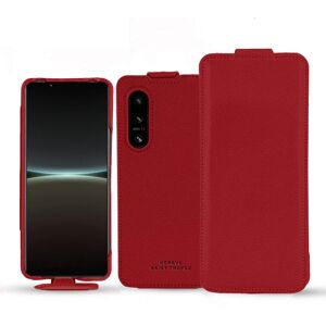 Noreve Housse cuir Sony Xperia 5 IV Évolution Rouge PU