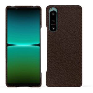 Noreve Coque cuir Sony Xperia 5 IV Ambition Châtaigne