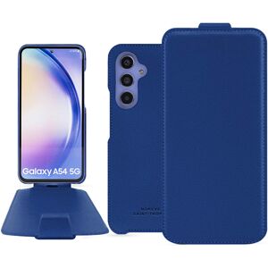 Noreve Housse cuir Samsung Galaxy A54 Évolution Bleu Océan PU