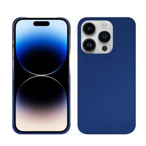 Noreve Coque cuir Apple iPhone 15 Pro Perpétuelle Bleu océan