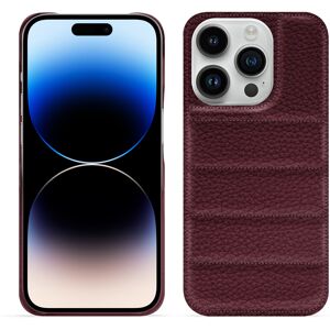 Noreve Coque matelassée Apple iPhone 15 Pro Ambition Lie de vin - Publicité