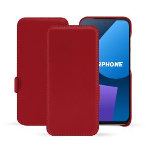 Housse cuir Fairphone 5 Évolution Rouge PU