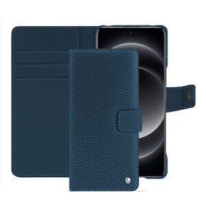 Noreve Étui portefeuille cuir Xiaomi 14 Ultra Ambition Indigo - Publicité