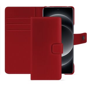 Noreve Étui portefeuille cuir Xiaomi 14 Ultra Évolution Rouge PU