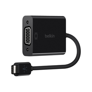 Belkin Adaptateur USB C vers VGA femelle. Noir - Publicité