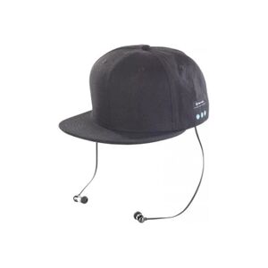 GENERIQUE Casquette Snapback avec casque Bluetooth - Noir - Publicité