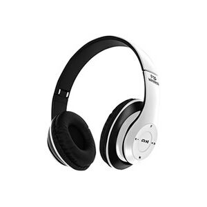 AVIZAR Casque Audio Sans Fil Bluetooth 4.0 micro-SD P15 Blanc - Publicité