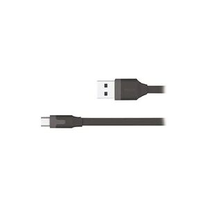 GENERIQUE MUVIT USB CABLE DATA REVERSIBLE MICRO-USB 2.4A 1M BLACK - Publicité