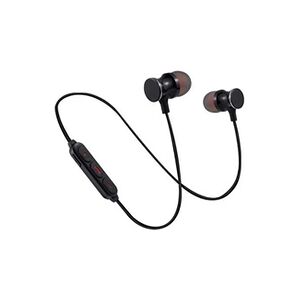 GENERIQUE Ecouteurs Bluetooth Metal pour SAMSUNG Galaxy A5 2016 Smartphone Sans Fil Telecommande Son Main Libre INTRA-AURICULAIRE Universe (NOIR) - Publicité