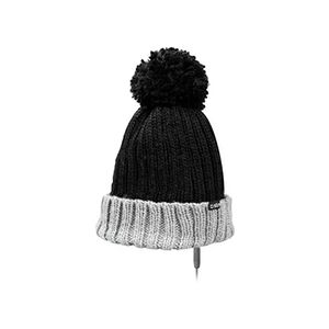 Sbs Wintercap - Ecouteurs avec micro - bonnet - filaire - jack 3,5mm - gris, noir - Publicité