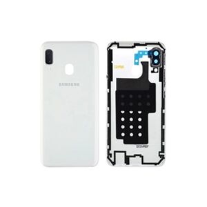 Samsung Cache Batterie pour Galaxy A20e Façade arrière Original Blanc - Publicité