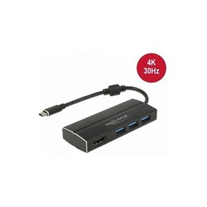 Delock Adaptateur USB C vers HDMI 63931 4K Noir - Publicité