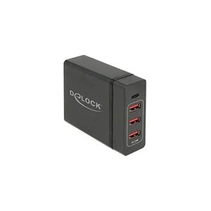 Delock USB-Wandladegerät 63974 Intérieur Noir - Chargeurs de téléphones Portables (Intérieur, Secteur, 20 V, 1,2 m, Noir) - Publicité