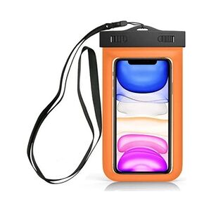 Sovica Pochette Etanche Compatible avec Xiaomi Redmi 6A Certificat IPX8 Coque Housse Etui Etanche Waterproof Case (Orange) - Publicité