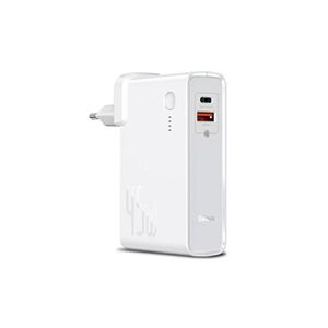 BASEUS Chargeur Secteur GaN 2 en 1 Powerbank 10000mAh Port USB et USB-C Compact - Publicité