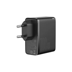 BASEUS Chargeur pour téléphone mobile GaN2 Type-C 100W Noir Avec Câble Type-C à Type-C 1.5m - Publicité