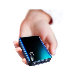 GENERIQUE Bscame  Batterie Externe 10000mAh Mini (2 USB Ports Charge Rapide et Ecran LCD) - Publicité