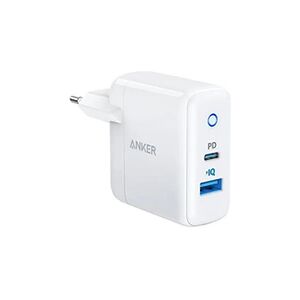 Anker PowerPort - Adaptateur secteur - 35 Watt - 3 A - IQ, PD - 2 connecteurs de sortie (USB, 24 pin USB-C) - Publicité