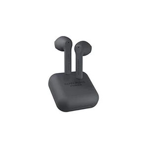 Happy Plugs Ecouteurs Air 1 Go HPG-AIR1-GO-BK Bluetooth Sans Fil Contrôle du Volume Noir - Publicité