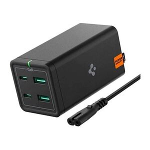 SPIGEN ArcDock PD2100 - Adaptateur secteur - 120 Watt - 4 connecteurs de sortie (2 x USB, 2 x USB-C) - noir - Publicité