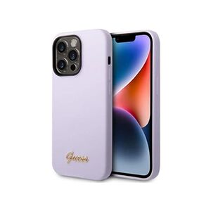 Guess Coque arrière en polycarbonate & silicone pour iPhone 14 Pro Max - Violet - Publicité