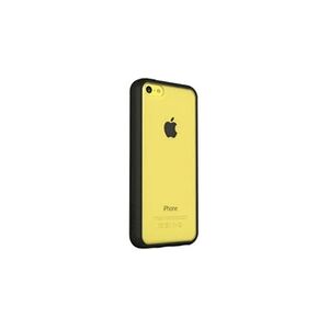 Belkin View - Boîtier de protection pour téléphone portable - polycarbonate, polyuréthanne thermoplastique (TPU) - Partie supérieure noire - pour Apple - Publicité