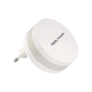Ultron Realpower PBC1800 - Banque d'alimentation + adaptateur secteur - 1800 mAh - 1 A (USB) - sur le câble : Micro-USB - Publicité
