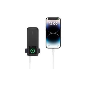 Belkin BoostCharge Pro - Banque d'alimentation sans fil - 10000 mAh - 20 Watt - Fast Charge, PD 3.0 (magnétique, 24 pin USB-C) - sur le câble : USB-C - noir - Publicité