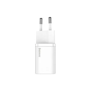 BASEUS chargeur mural rapide super si 1c usb type-c 30 w power delivery quick charge blanc (ccsup-j02) - Publicité