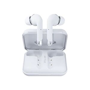 Happy Plugs Air 1 Plus - Ecouteurs sans fil avec micro - intra-auriculaire - Bluetooth - blanc - Publicité