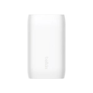 Belkin BOOST CHARGE - Adaptateur secteur - technologie PPS - 67 Watt - 3.25 A - PD 3.0, Power Delivery 3.1 - 3 connecteurs de sortie (24 pin USB-C) - blanc - Publicité