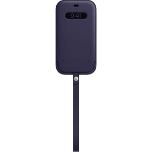 Apple Housse en cuir avec MagSafe pour iPhone 12 Mini - Violet profond - Publicité