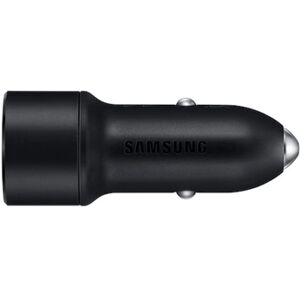 Samsung Chargeur allume cigare RAPIDE DOUBLE (2A,15W), cable combo microUSB/Type C - Publicité