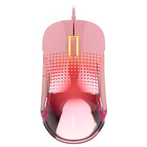 Ajazz AJ358 Wired USB Colorful Backlight Gaming Mouse Pink