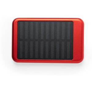 Banque d énergie solaire 4 000 mAh rouge