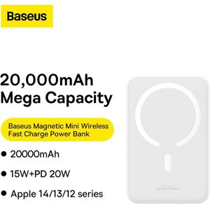 Baseus Mini banque d'alimentation magnétique à charge rapide sans fil 20000mAh 20W - Publicité