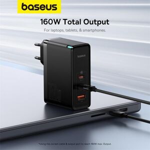 Chargeur rapide numérique Baseus GaN5 Pro 2C+U 160W UE - Publicité