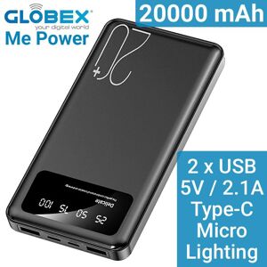 Batterie externe GLOBEX Me Power 20000 mAh