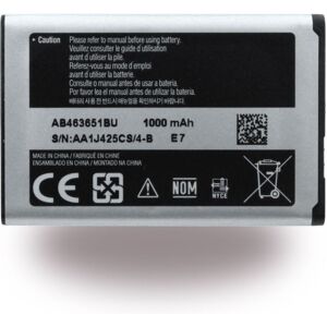 Batterie Samsung AB463651BU pour B3410 s5610 s3650 1000mAh - Publicité