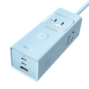 [Technologie GaN] Baseus 20W 6-Port USB Chargeur USB-A+2Type-C+3AC Station de charge de bureau de charge rapide Prise CN - Publicité