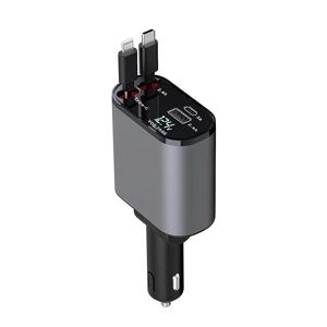 Chargeur Allume Cigare USB, 75W USB Allume Cigare [45W PD & 30W QC 3.0]  Chargeur Voiture USB C, Rapide Prise Allume Cigare USB pour iPhone 15 14 13  12
