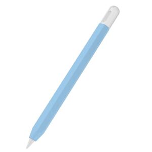 Wizoowip Étui à Crayons antidérapant pour Apple, 3ème Manchon capacitif, USB C, génération Ultra-Mince en Silicone, Support magnétique antidérapant Bleu - Publicité